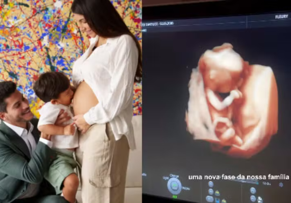 Arthur Aguiar e Jheny Santucci anunciam nova gravidez