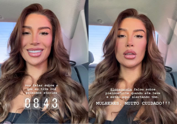 Bianca Andrade pielonefrite