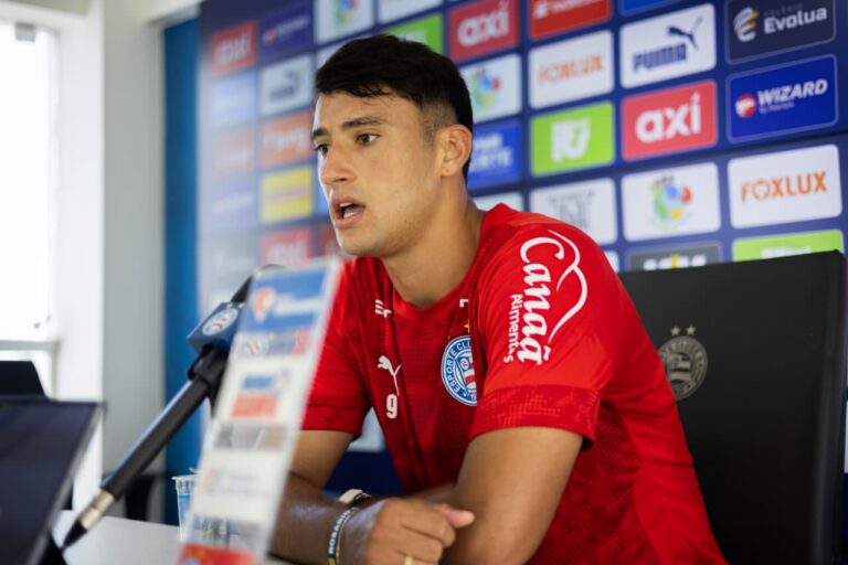 Alejo Véliz confia no Bahia antes do Ba-Vi: ‘Estamos tranquilos’
