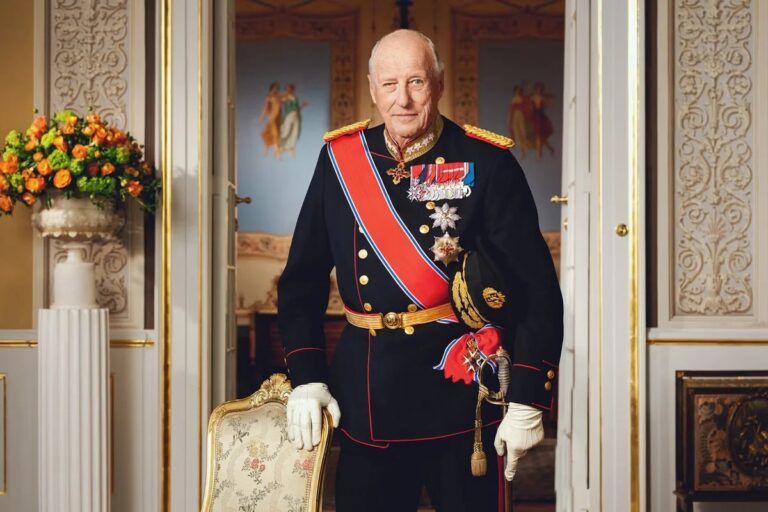 Morre Harald V, rei da Noruega e monarca mais velho da Europa