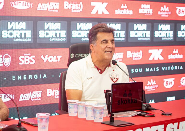 Fábio Mota rebate críticas ao elenco do Vitória: ‘Ninguém presta’