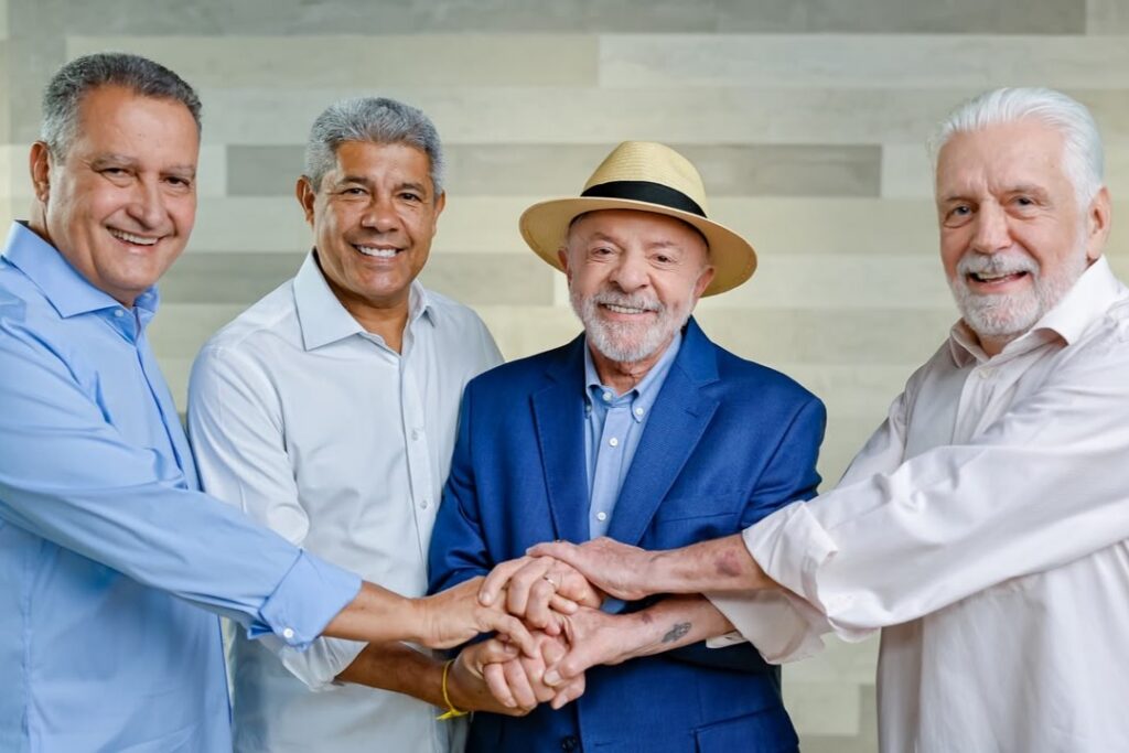 Rui, Jerônimo, Lula e Wagner
