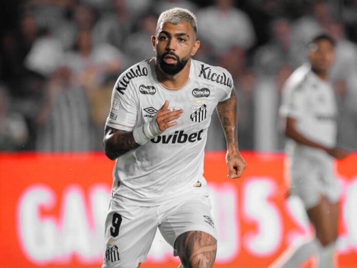Gabigol, atacante do Santos