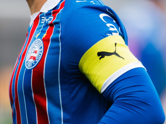 Capitão do Bahia em ação
