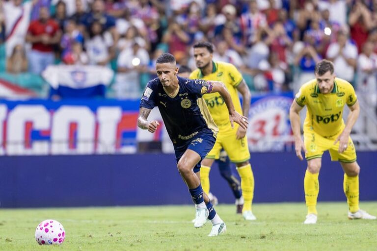 Bahia bate o Mirassol na Fonte Nova e volta ao G-5 do Brasileirão