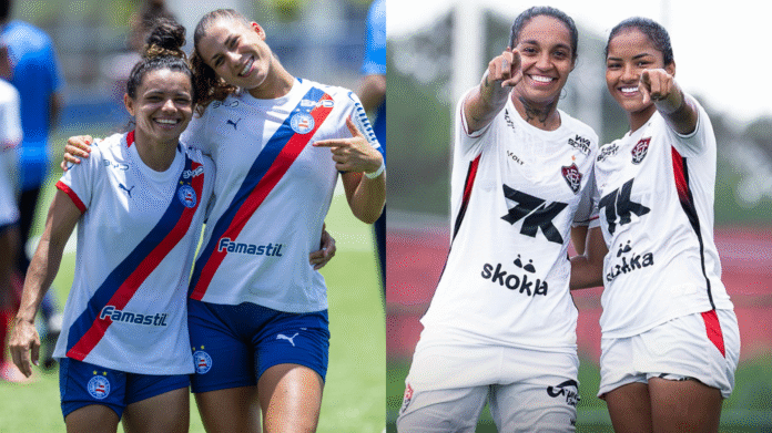 Jogadoras de Bahia e Vitória