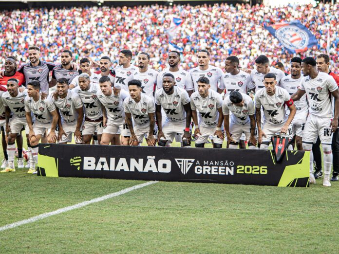 Elenco do Vitória na final do Campeonato Baiano 2026