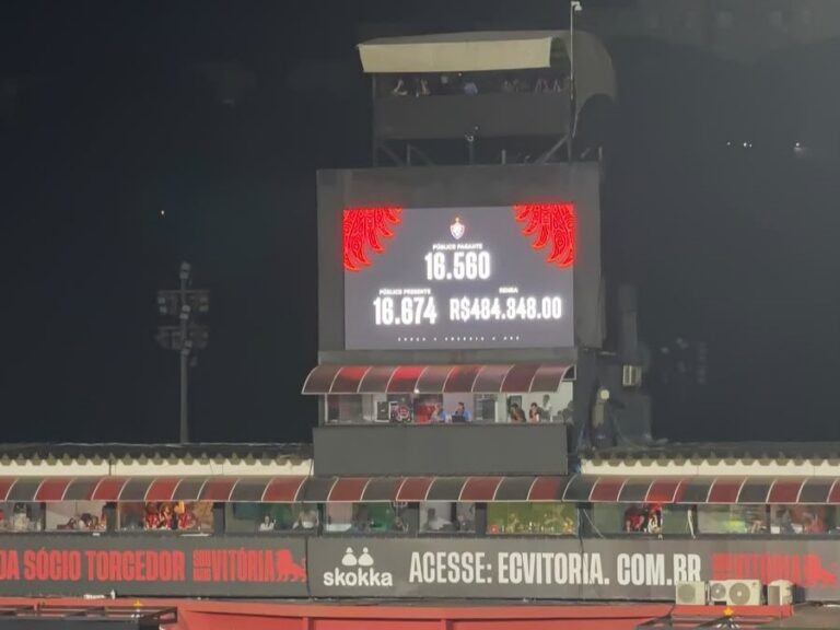 Público e renda de Vitória x Athletico-PR