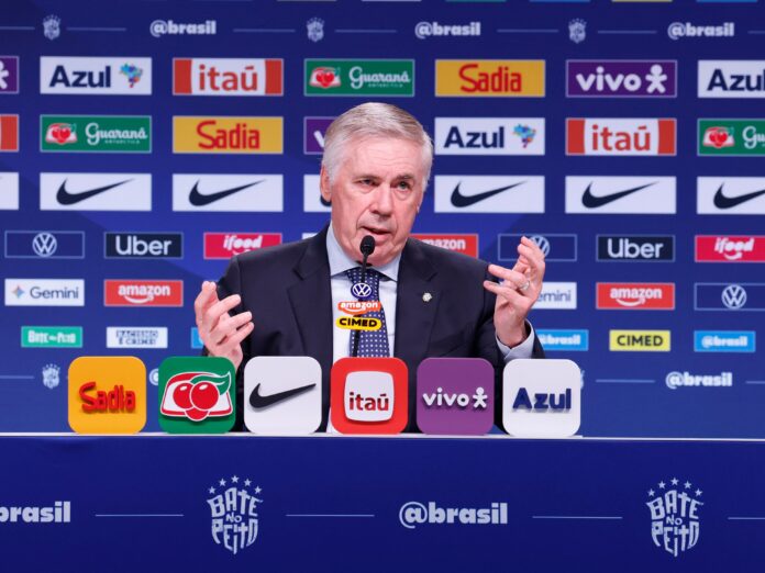 Carlo Ancelotti, técnico da Seleção Brasileira Carlo Ancelotti, técnico da Seleção Brasileira